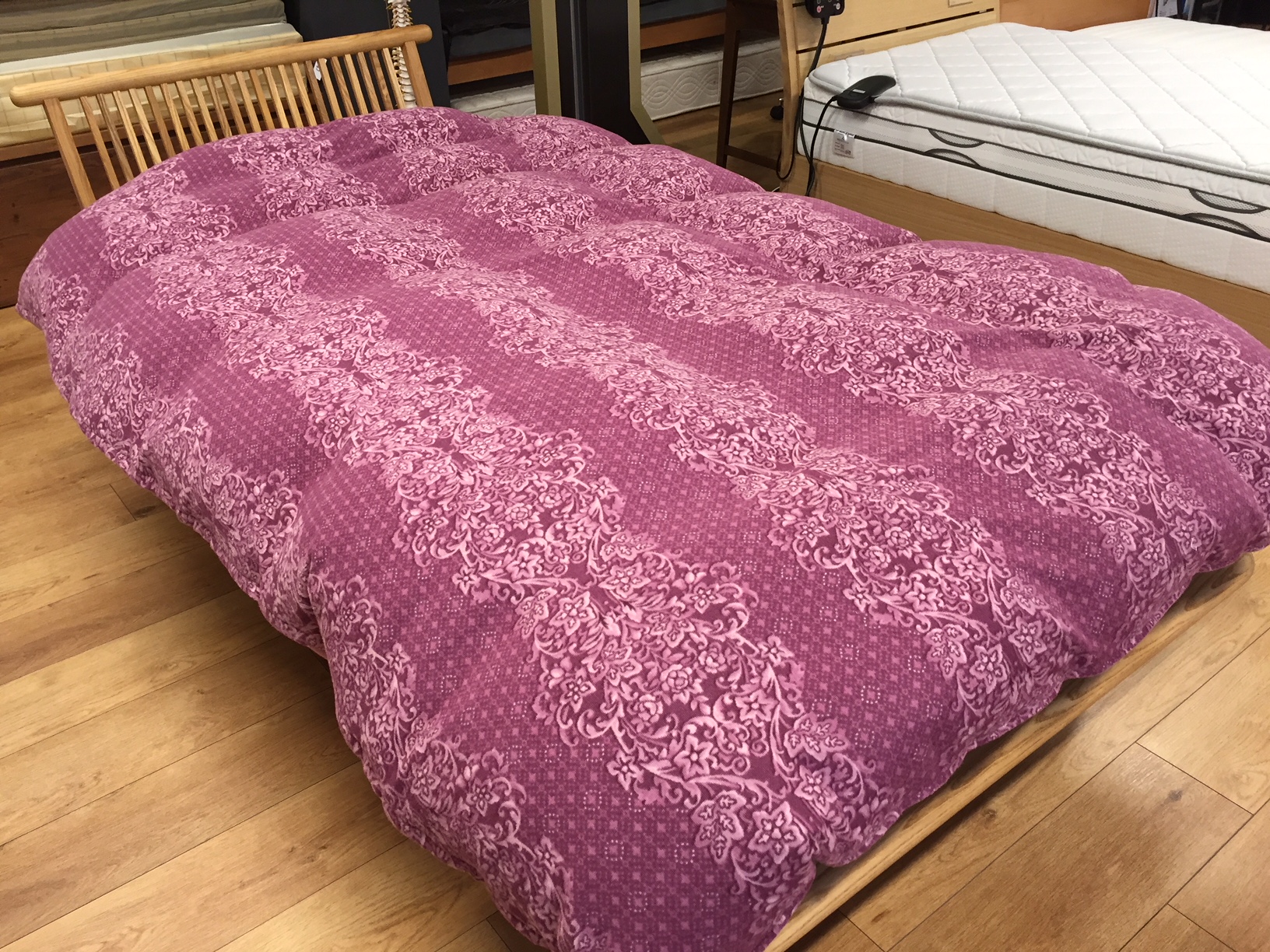 名古屋市天白区のお客様、羽毛布団リフォーム事例【寝蔵】